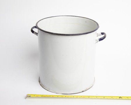 Pot with Handles in Enamel Small